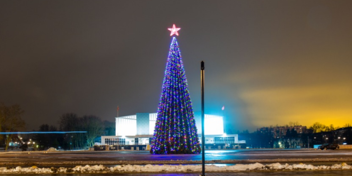 Елка на площади Ленина Тамбов 2021. Елка в Электростали. Электросталь елка на площади 2020. Центральная площадь Электросталь.